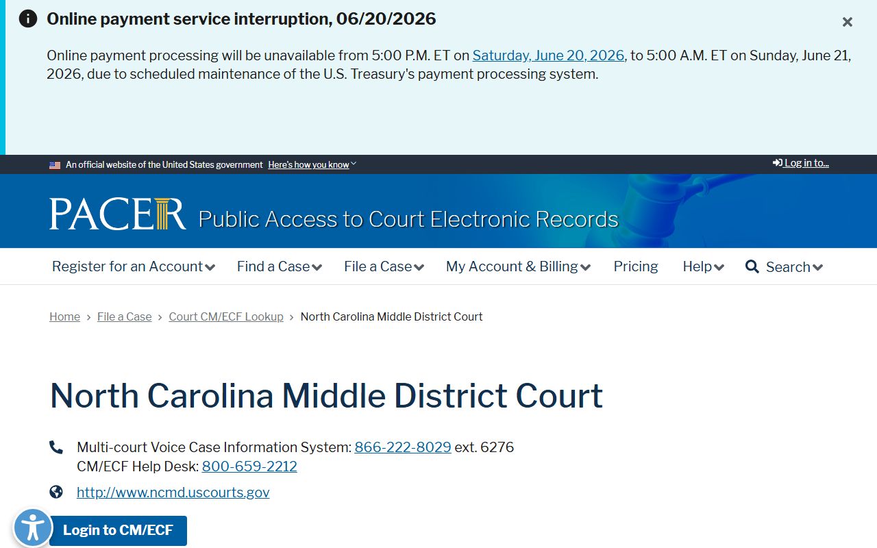 Rowan County Clerk of Superior Court PACER lookup for federal cases