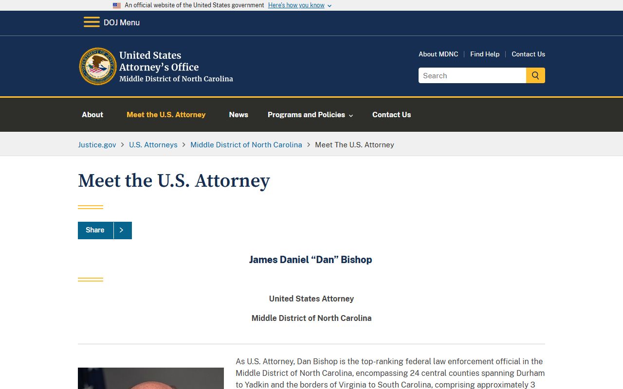 Rowan County Superior Court meet the U.S. Attorney federal source