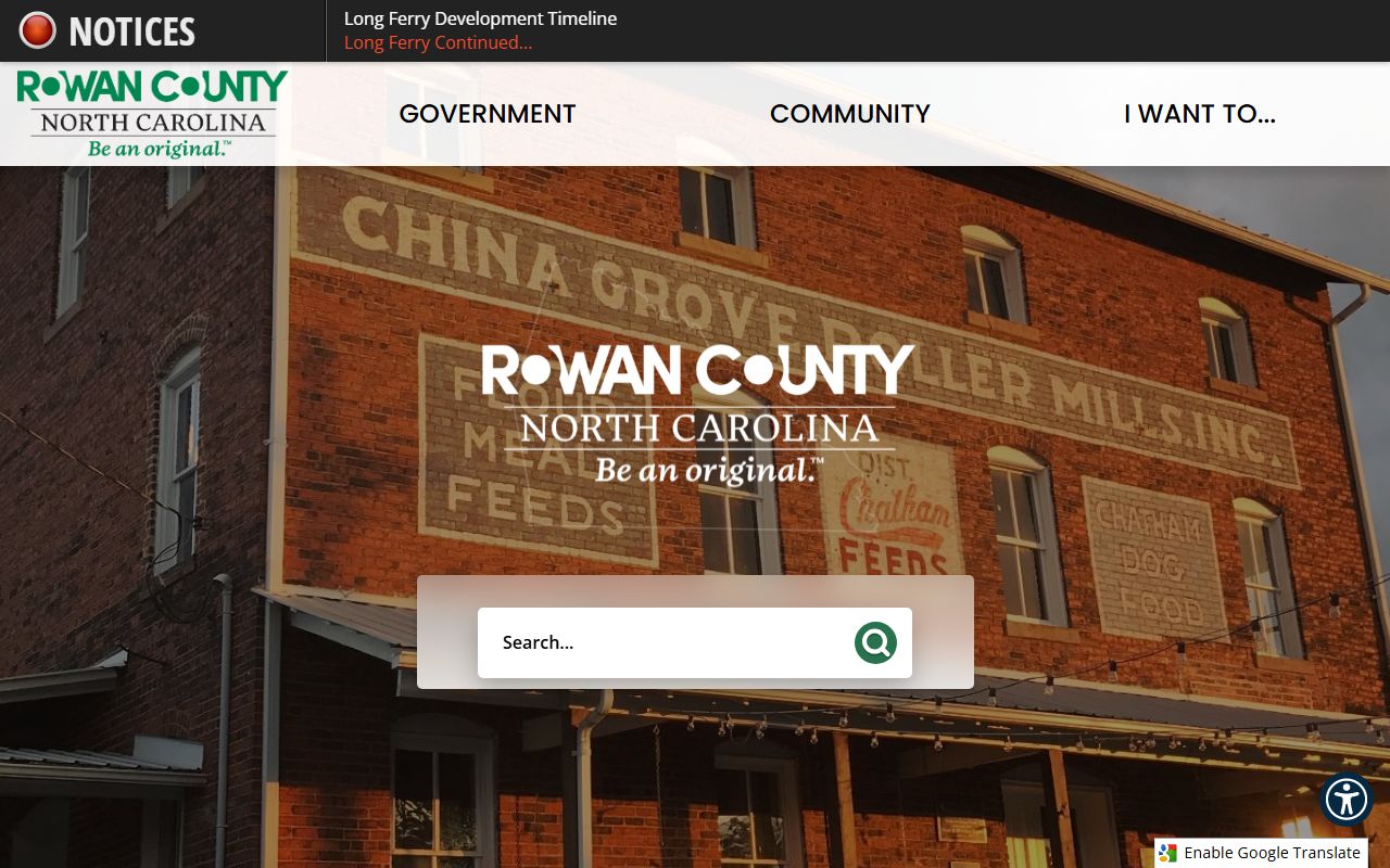 Rowan County court records and county government website